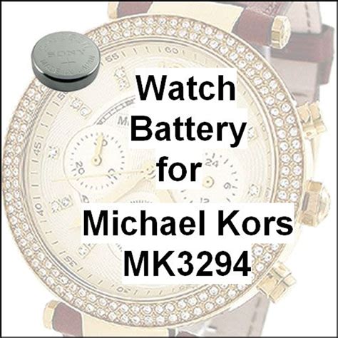 michael kors uhr batterie typ|Michael Kors battery replacement.